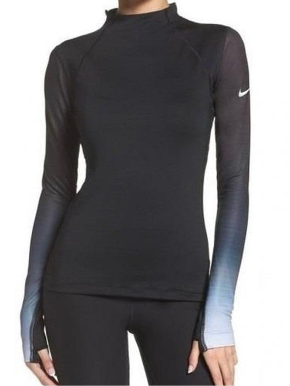Nike Black Pro Hyperwarm Performance Top